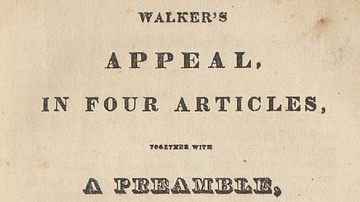 David Walker's Appeal to the Coloured Citizens of the World