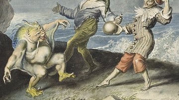 Caliban, Stephano, and Trinculo